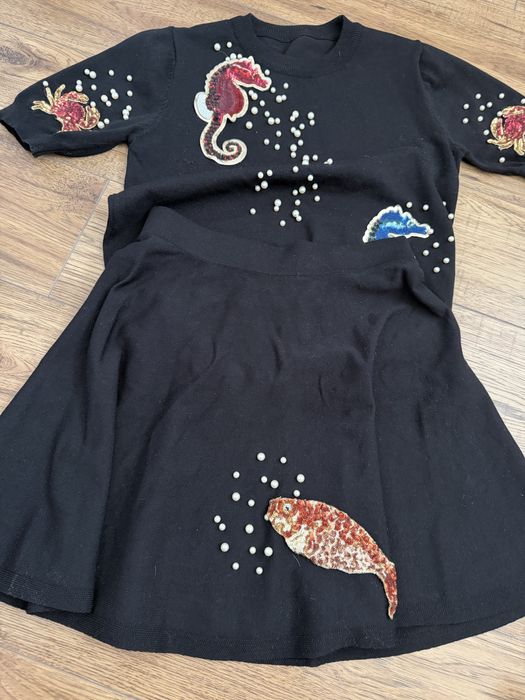 Дамски комплект пола с топ