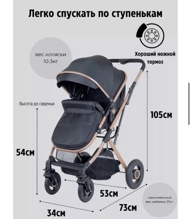 Продам коляску 2в1