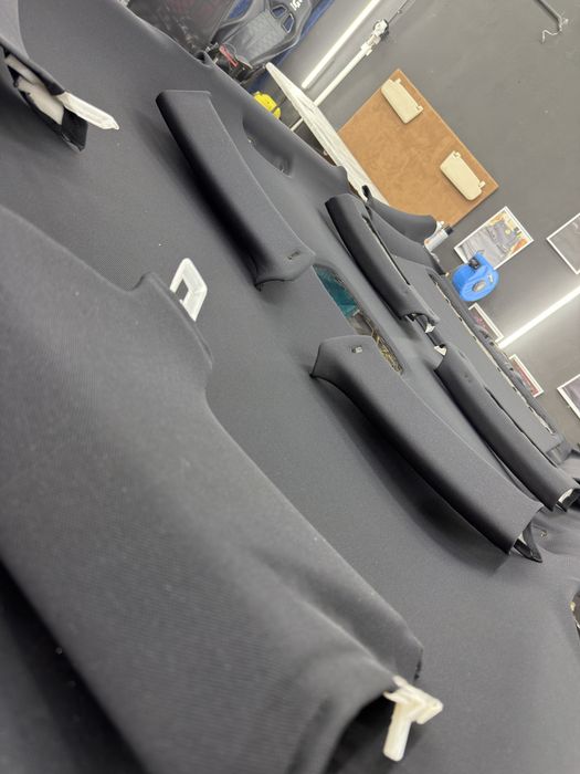 Plafon textil gri negru alcantara negru gri crem Passat CC Passat B6 Golf 4 Golf 5 Golf 6 Skoda Octavia 2 vrs Skoda Break Audi A3 A4 B8 A5 A6 C6 A6 C7
