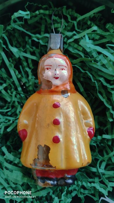 Игрушки ёлочные стеклянные СССР