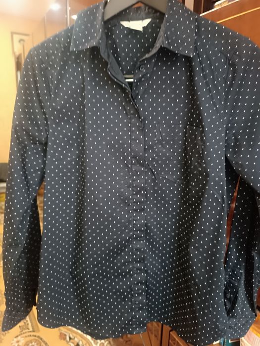 блузка красивая в горошек