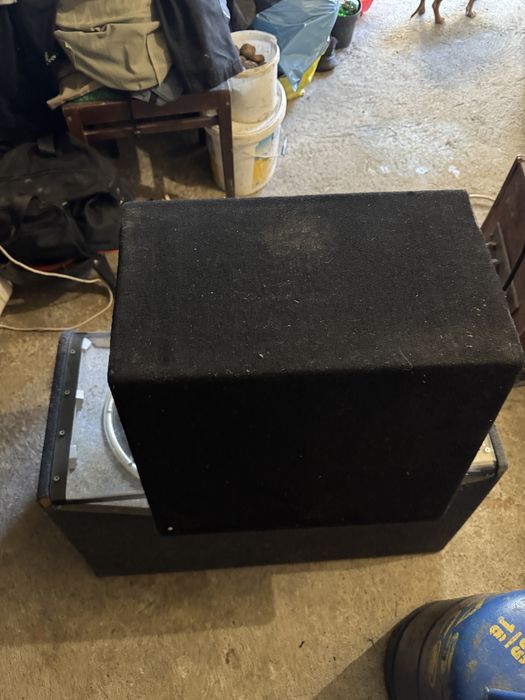 Subwoofer 2x boxe thunder - gladen cu o boxa