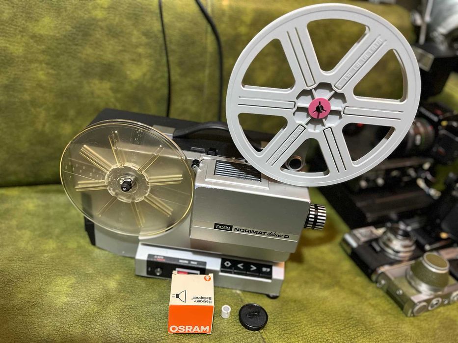 Aparat de proiectie film Noris Noris Norimat Deluxe D din anii '80 / colectie