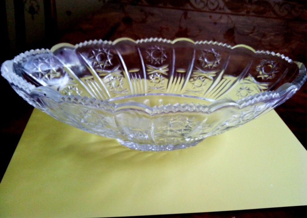 ваза хрустальная