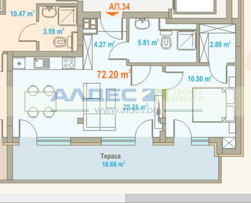 2-стаен ап. в новострояща се сграда до бул. Ал. Стамболийски!