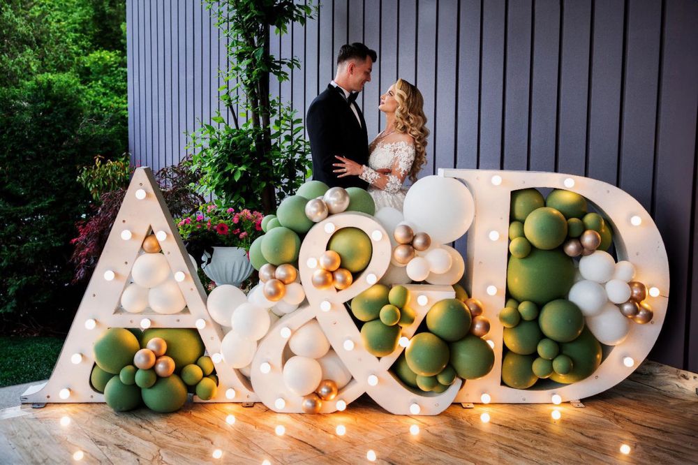 Litere volumetrice - photo corner - nunta - botez