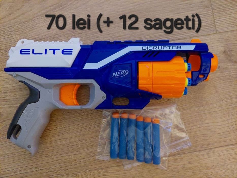 Nerf Blaster + sageti