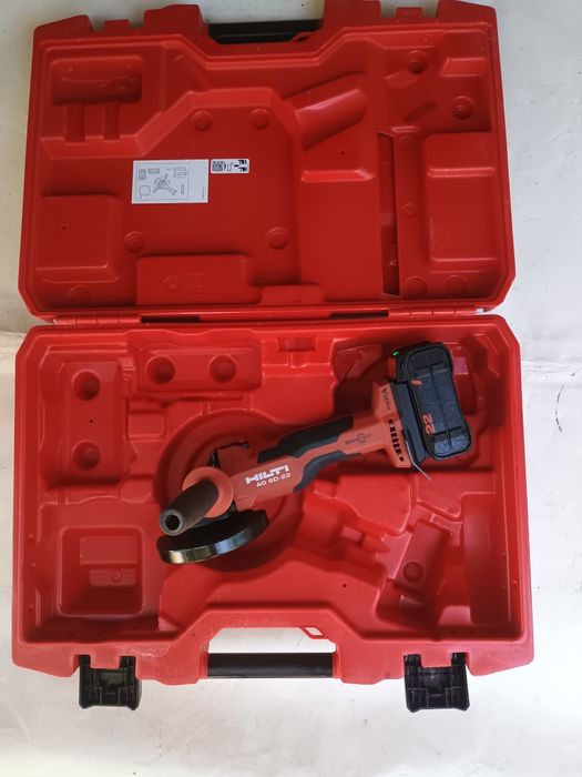 Flex hilti ag 6d 22 nuron. Impecabil . Baterie 8 ah și cutie