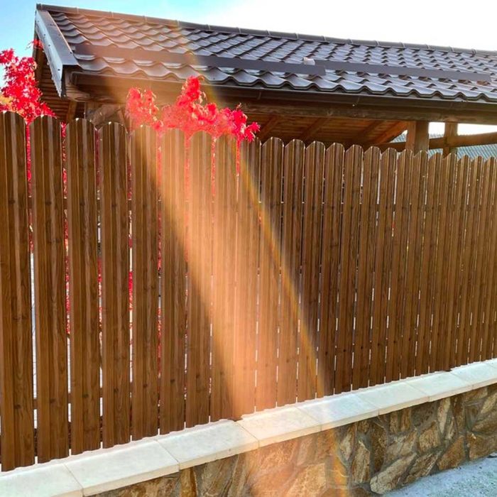 Метална ограда за двор орех-оградка за двор