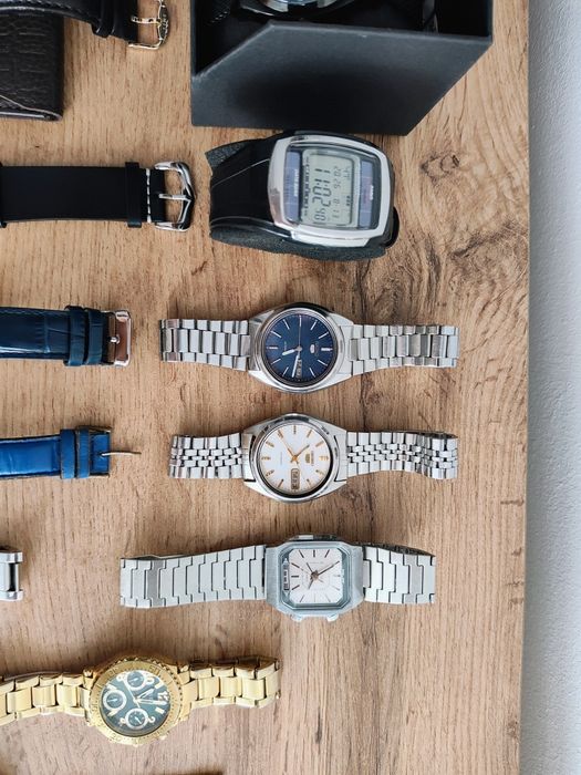 Лот от часовници Seiko Kenneth Cole Casio Guess Swatch Полет