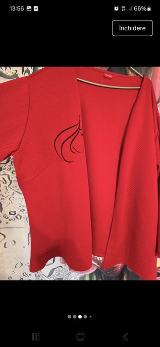 Cardigan rosu impecabil