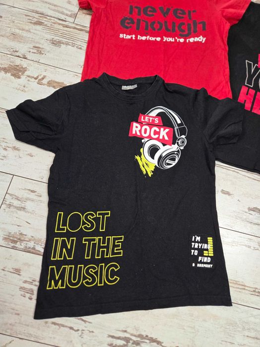 Тениски 6 бр с къс ръкав 146-152см