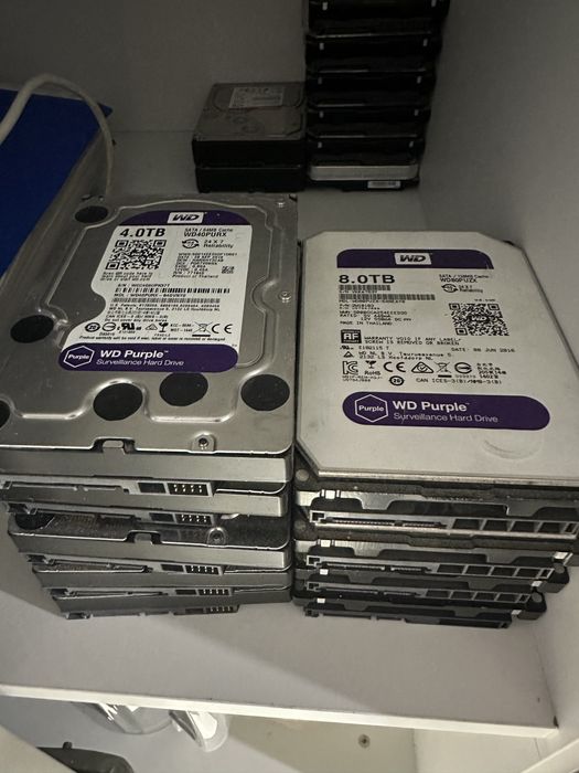 Жесткий диск 4 и 8 TB WD Purple