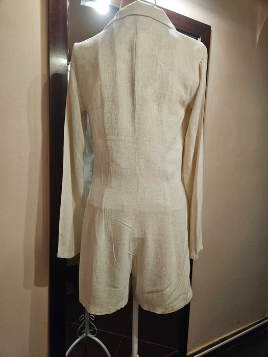 Sacou lung salopeta  Stradivarius