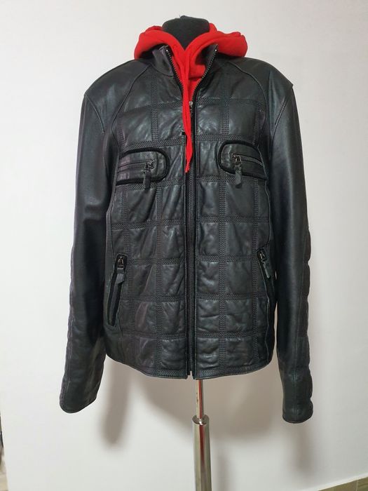 Geaca piele naturala nappa,  model pt tinute casual;