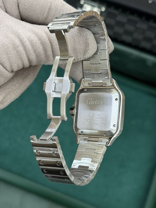 Cartier Santos Large Green Dial
