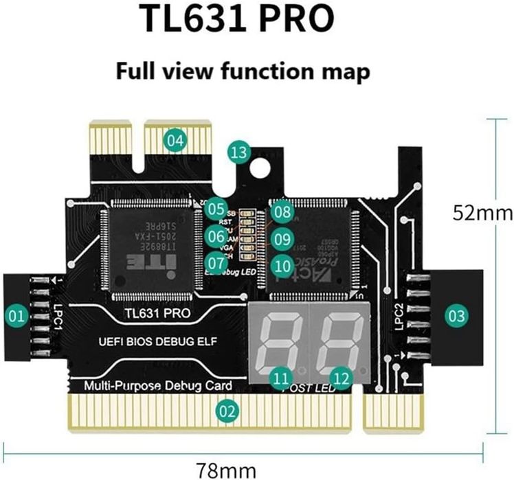 Laptop desktop pc debugger sigilata