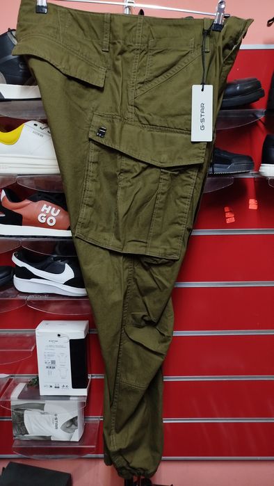 Оригинален панталон G-Star Raw Cargo W34 , W36  нов мъжки зелен
