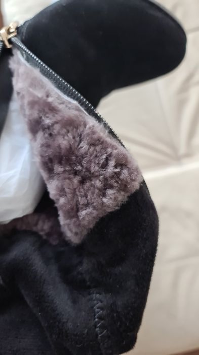 Сапоги зимние / ботфорты / замша, 40р