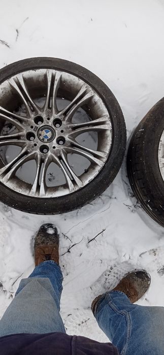 Jante BMW Style 135, anvelope pe spate noi