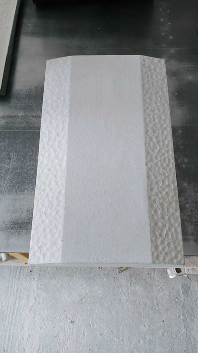 Forme turnat beton, Matrițe capace gard din fibra de sticla cu gelcoat, rășină și întărituri, in rame de lemn 50x30 cm