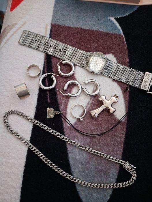 Lot argint   cercei inel etc