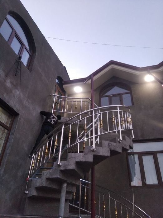 Нержавейкадан перила, решетка, навес сифатли ясаб берамиз