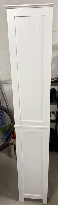 Висок шкаф за баня / шкаф за съхранение – бял