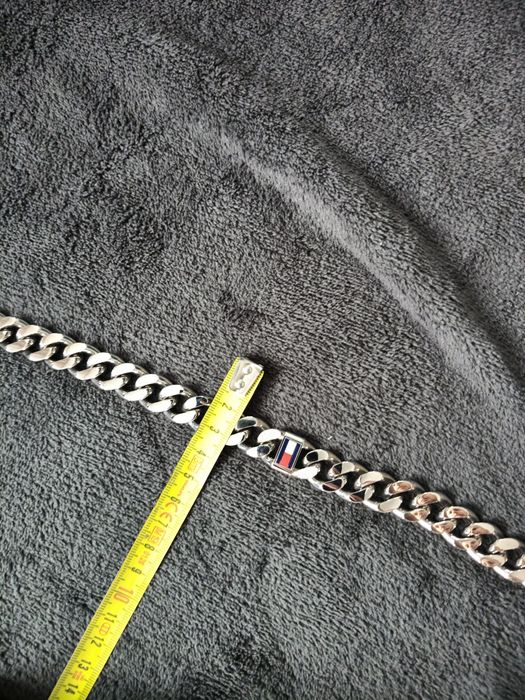 Tommy Hilfiger lant gros unisex din otel inoxidabil 46 cm lungime nou original