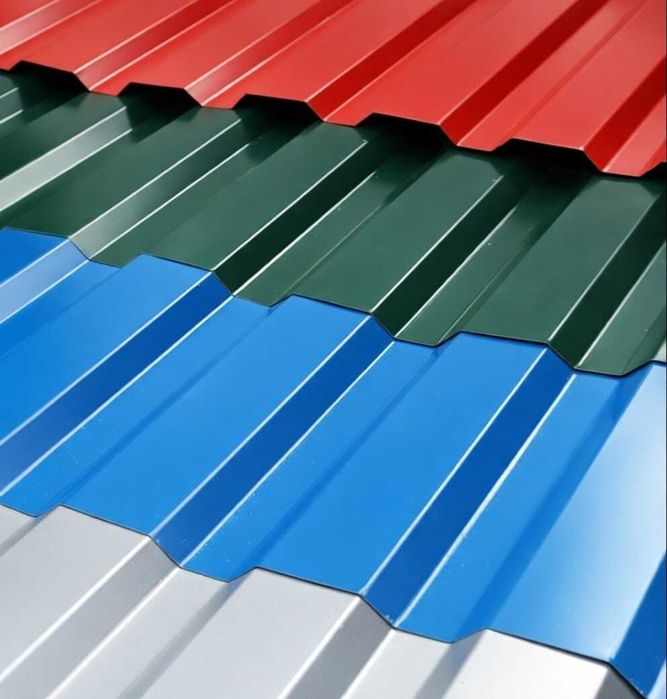 Профлист С-8 окрашенный, толщина 0,45 мм, ширина 1,20 м