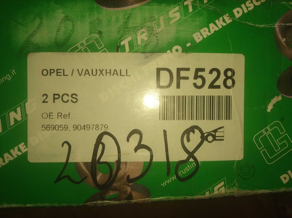 Set disc frana fata Opel / Vauxhall