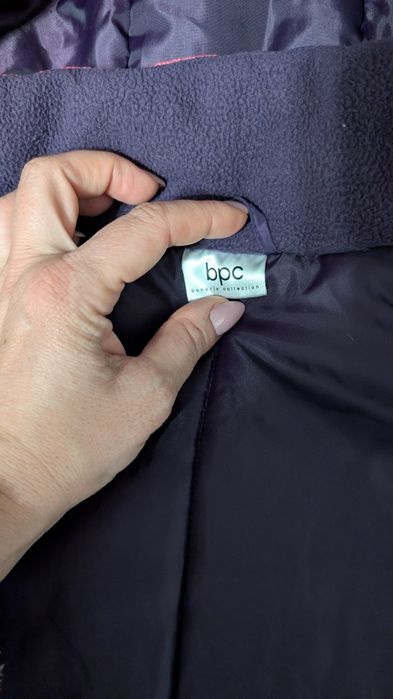 Set pantaloni/geacă/mănuși schi copii 110-116/116-122