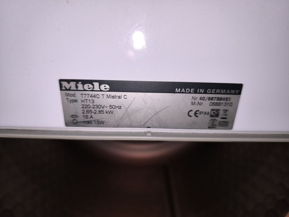 Сушилня Miele T 7744 C - 7кг.  клас В