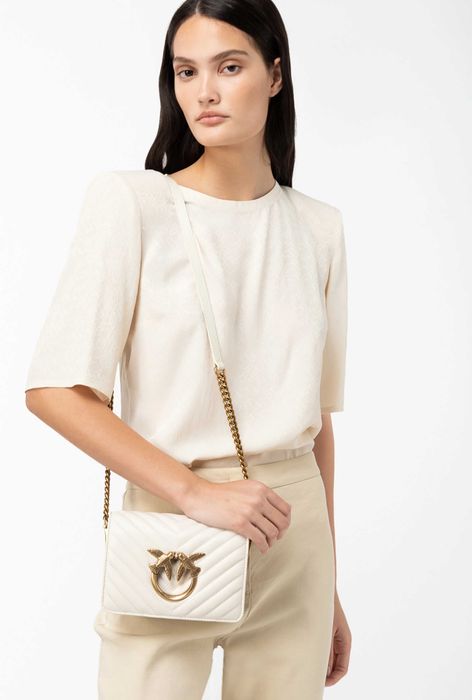 PINKO Mini Chevron Click Love – оригинална чанта | НОВА | Код: 107