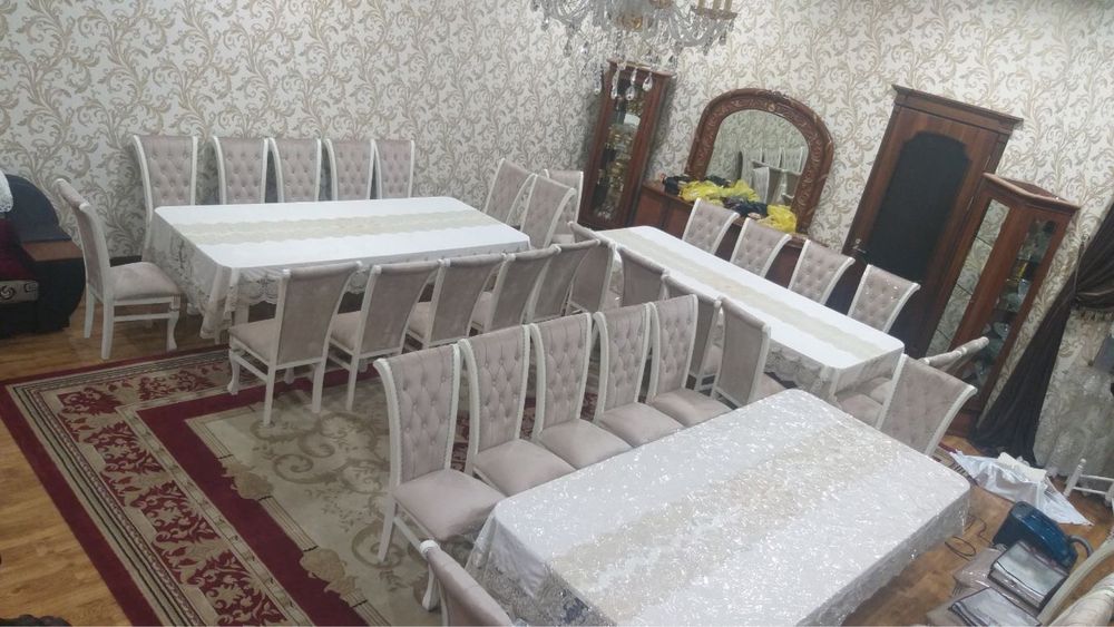 Прокат посуды, столов и стульев.