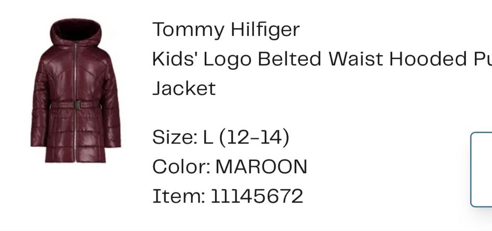 tommy hilfiger. куртка.