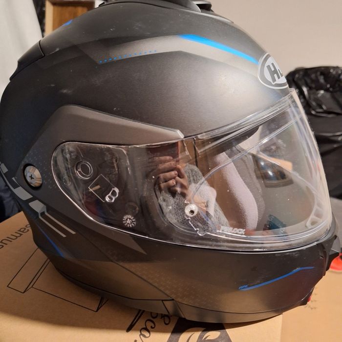 Vand casca si cizme moto