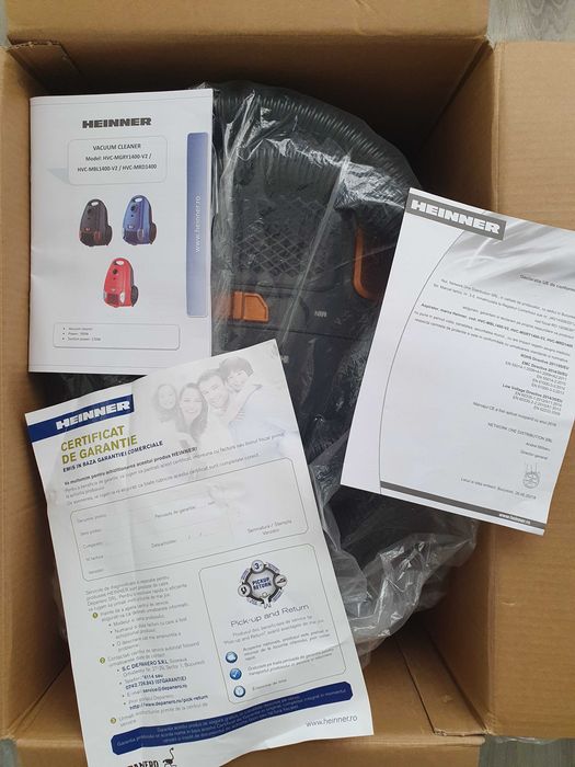 Aspirator cu sac Heinner