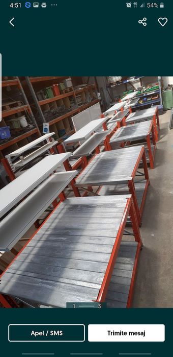 Vând rafturi metalice profesionale reglabile lichidare de stoc  2x33