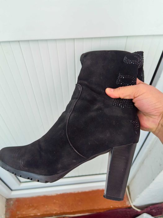 Қыстық замш етік