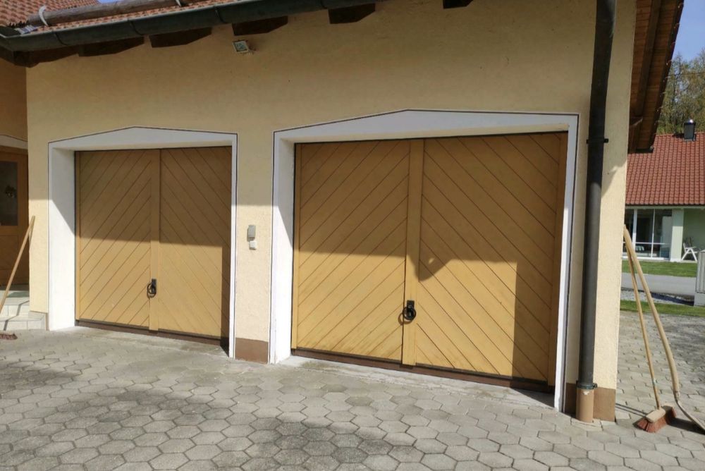 USA BATANTA LEMN poarta  garaj hala batanta  H 215 x L 258 Normstahl