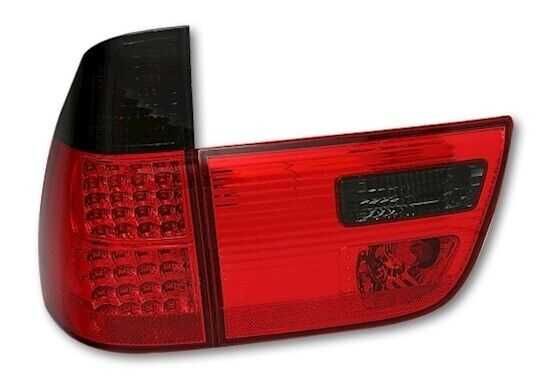 Стопове БМВ Х5 Е53 ЛЕД Тунинг Тъмни LED BMW X5 E53 Опушени