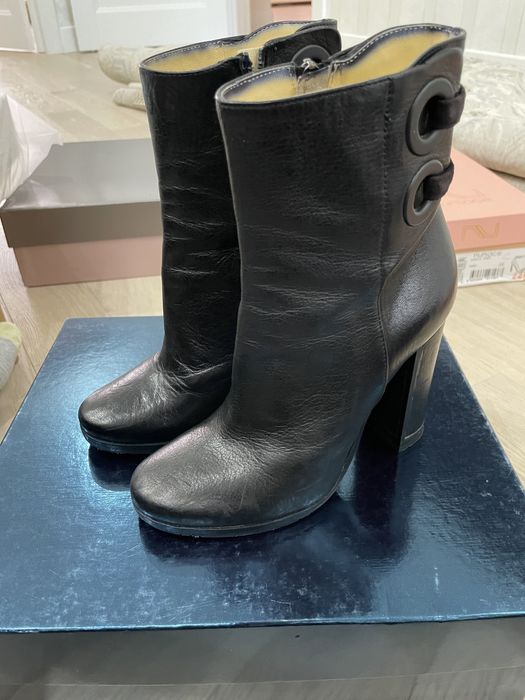 Кожаные сапоги от «Fabi»