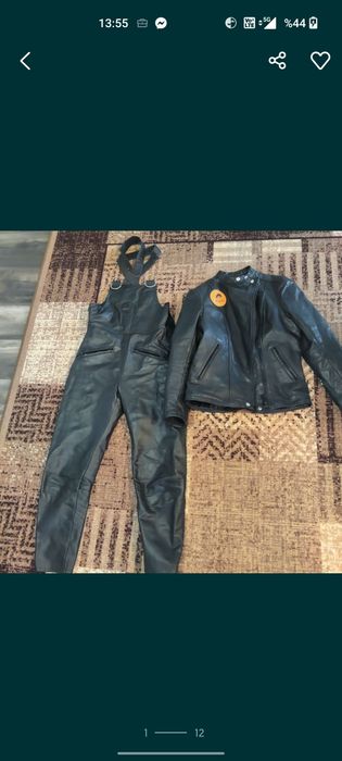 Яке  и гащеризон чиста кожа за мотористи