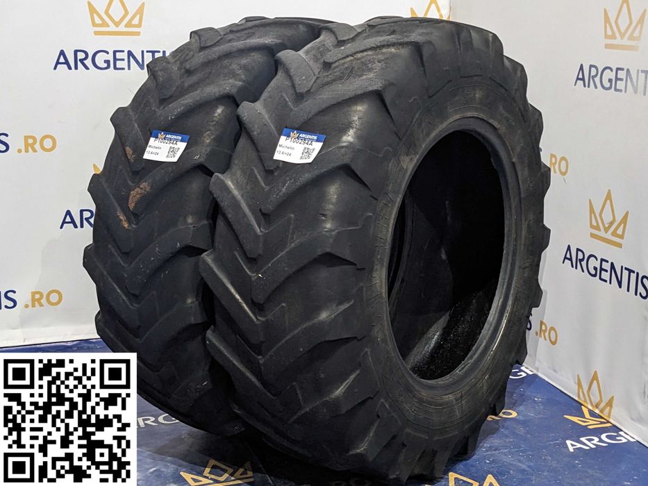 Pereche 2 anvelope 13.6/R24 (340/85/R24) Michelin (cod P100294A)