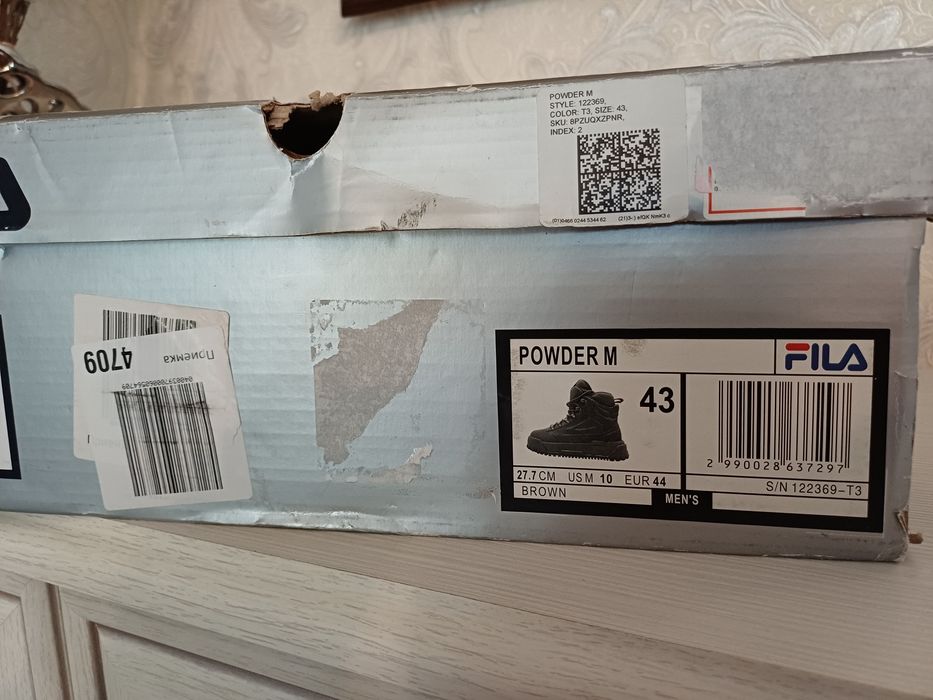 Зимние ботинки FILA