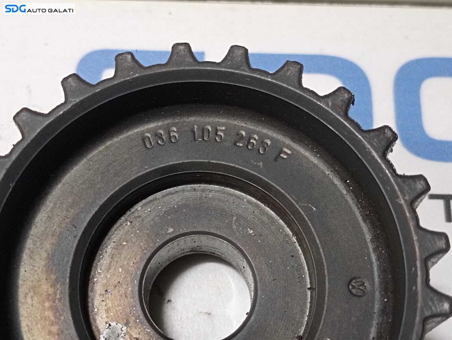 Fulie Pinion Distributie Vibrochen Arbore Cotit Volkswagen Golf 4 1.4 B 1998 - 2005 Cod 036105263F [M5254]