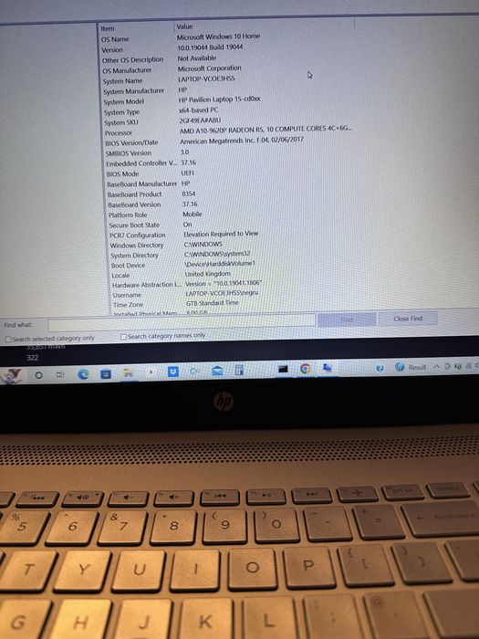 Laptop HP Pavilion 15-CD0XX