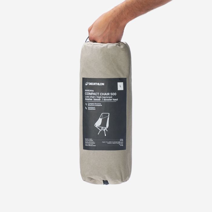 Scaun jos de camping, ultra compact și cu - produs resigilat Decathlon