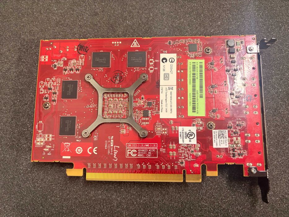 AMD FirePro W5100 – 4GB GDDR5 Професионална видеокарта Workstation GPU